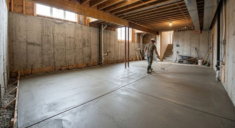 Basement Concrete Installation in North Fort Myers, FL
