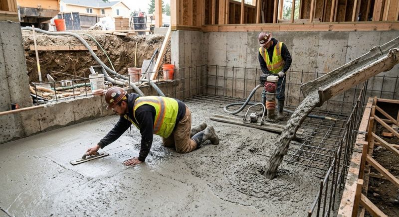 Basement Concrete Installation in North Port, FL