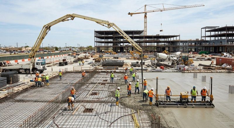 Commercial Slab Construction in North Port, FL