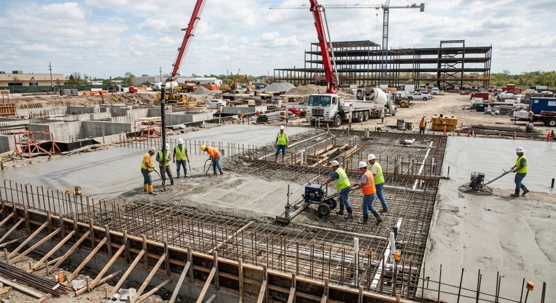 Commercial Slab Installation in Port Charlotte, FL