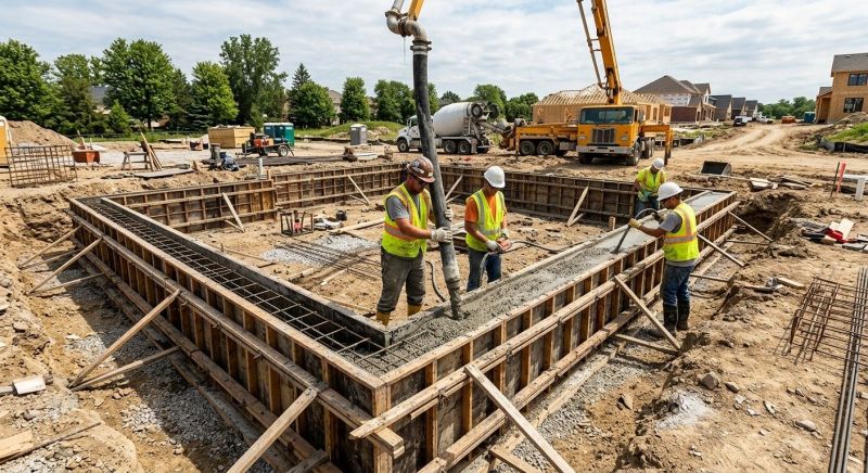 Foundation Wall Pouring in Rotonda West, FL