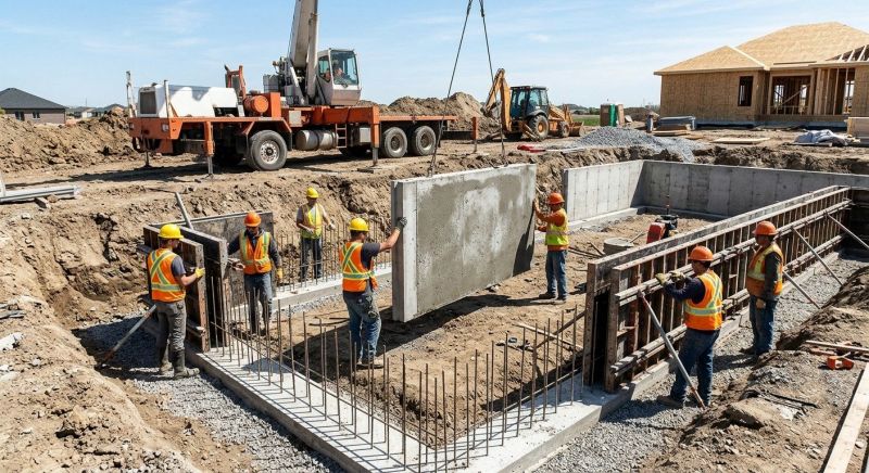 Foundation Wall Pouring in Rotonda West, FL